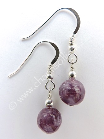 Lepidolite Earrings